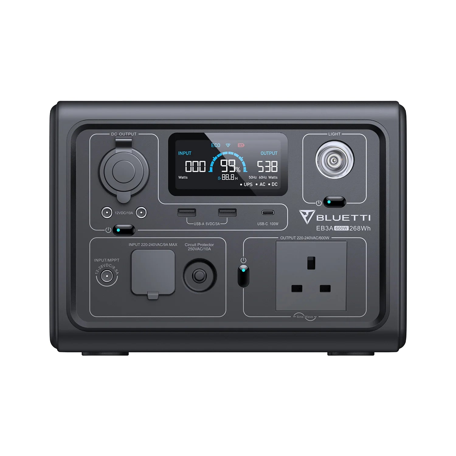 BLUETTI ポータブル電源 EB3A 268Wh 600W BLUETTI EB3A Portable BLUETTI ポータブル電源 EB3A 268Wh 600W BLUETTI EB3A Portable